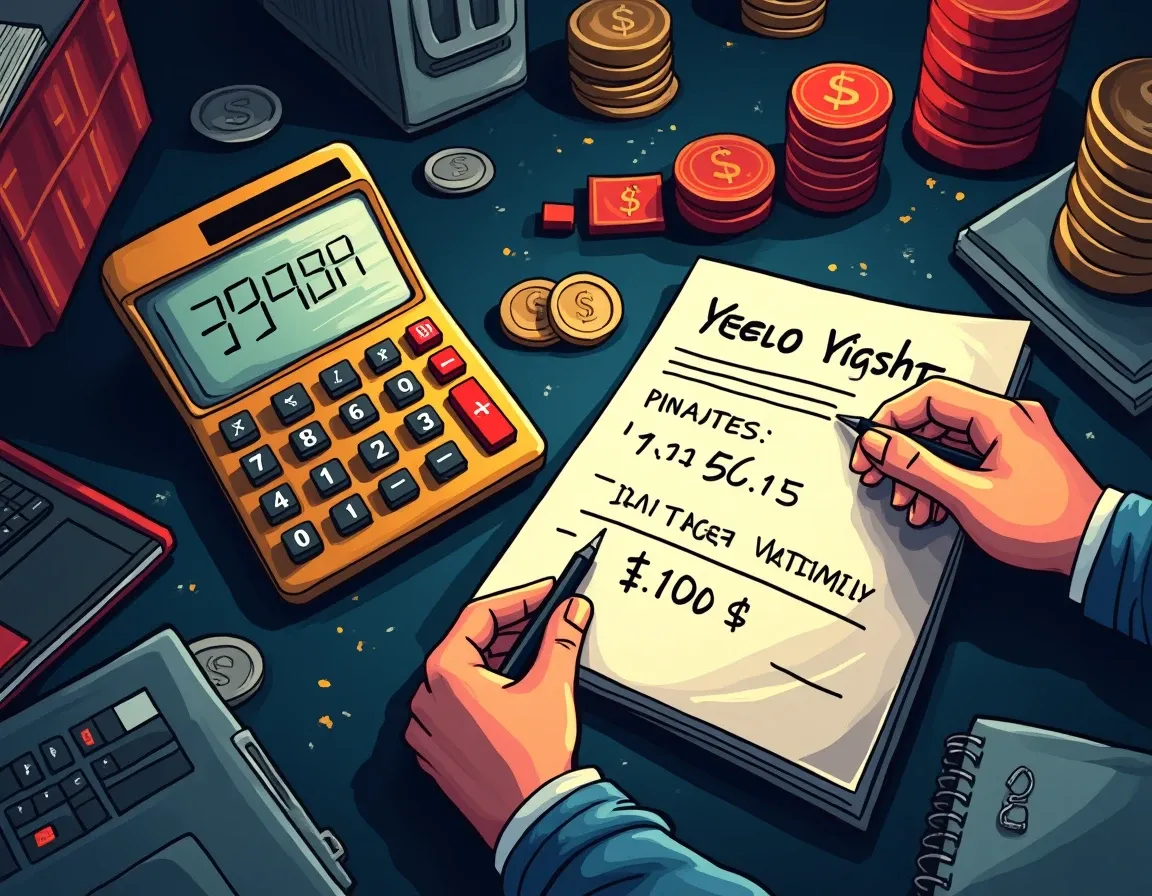 Migration break-even calculation showing gas costs and opportunity cost for stablecoin reallocation