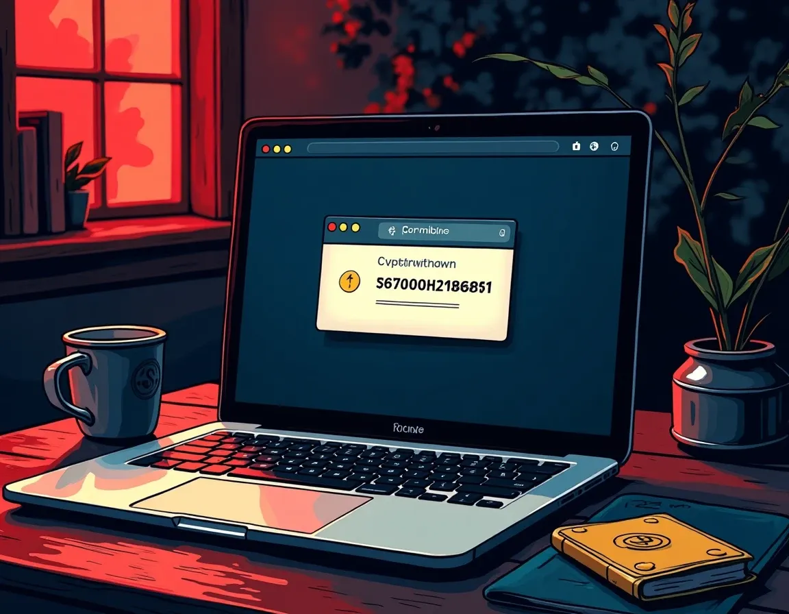Crypto casino withdrawal processing screen showing transaction confirmation and wallet destination address