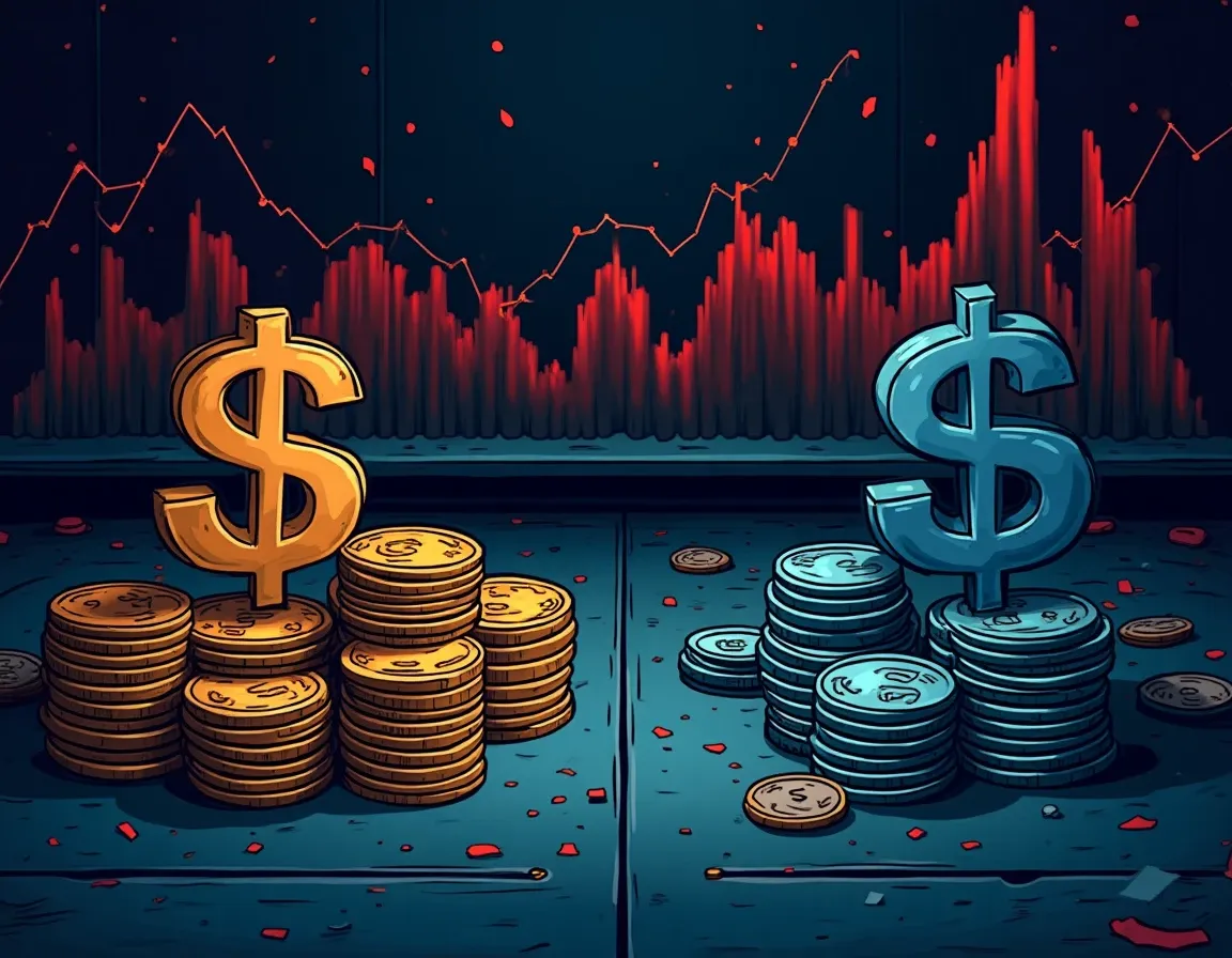 Dashboard comparing advertised gross staking APY against actual net return after all reductions