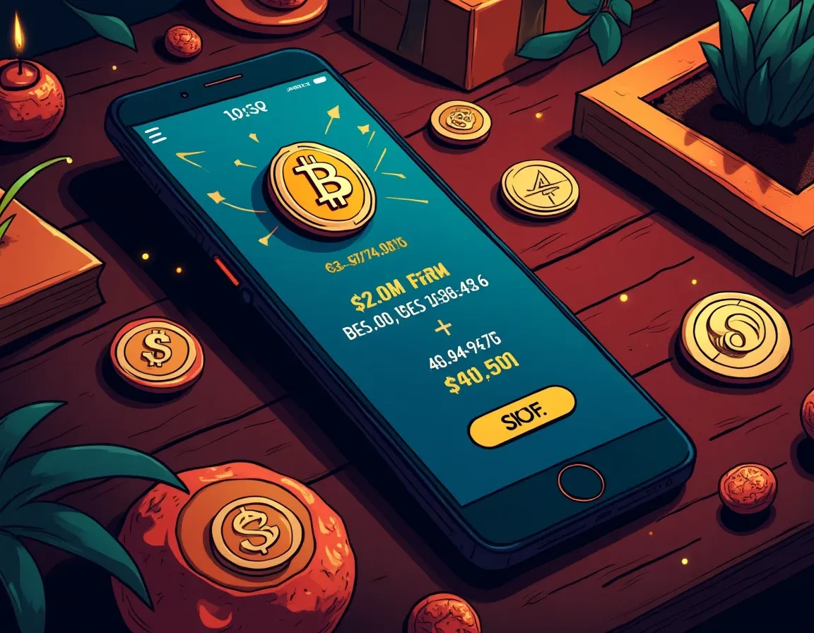 Smartphone displaying crypto transaction details illustrating phone screen trust dependency for hardware wallet verification