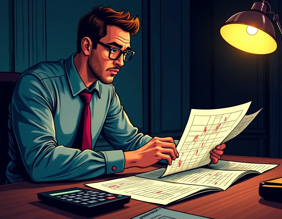 Risk analyst calculating correlation and allocation weights across multiple cryptocurrency liquidity pools