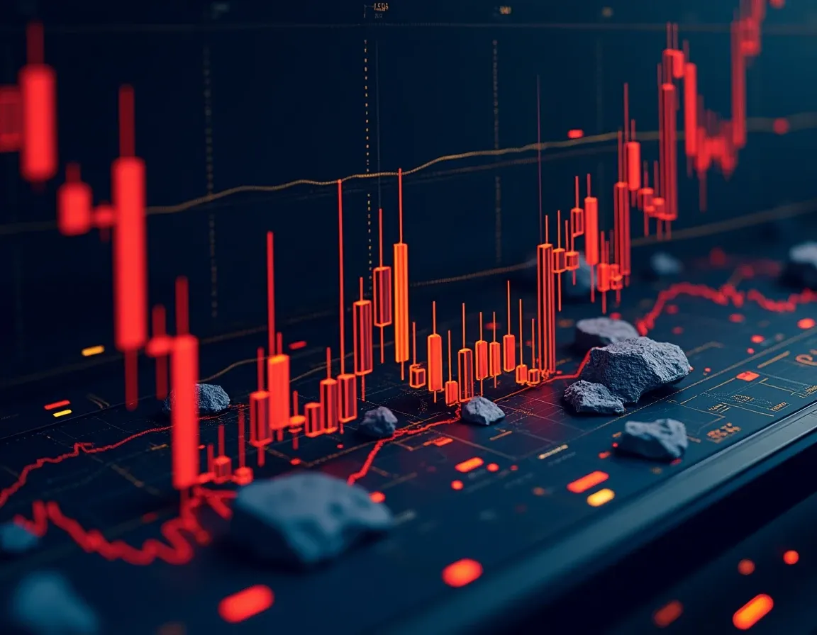 Liquidity distribution visualization showing tick spacing and concentration patterns in DeFi pool