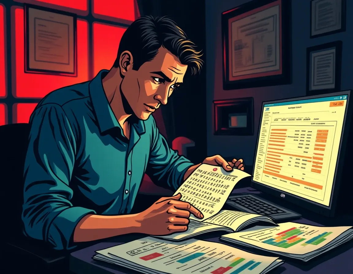 Investor performing two-tier position sizing calculations using spreadsheet and pool TVL data