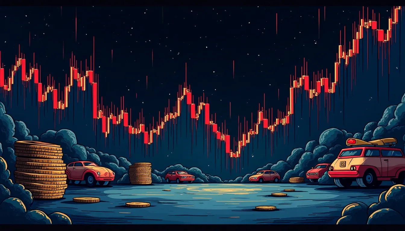 Uniswap V3 liquidity range diagram showing WETH-USDT price curve with position tick boundaries