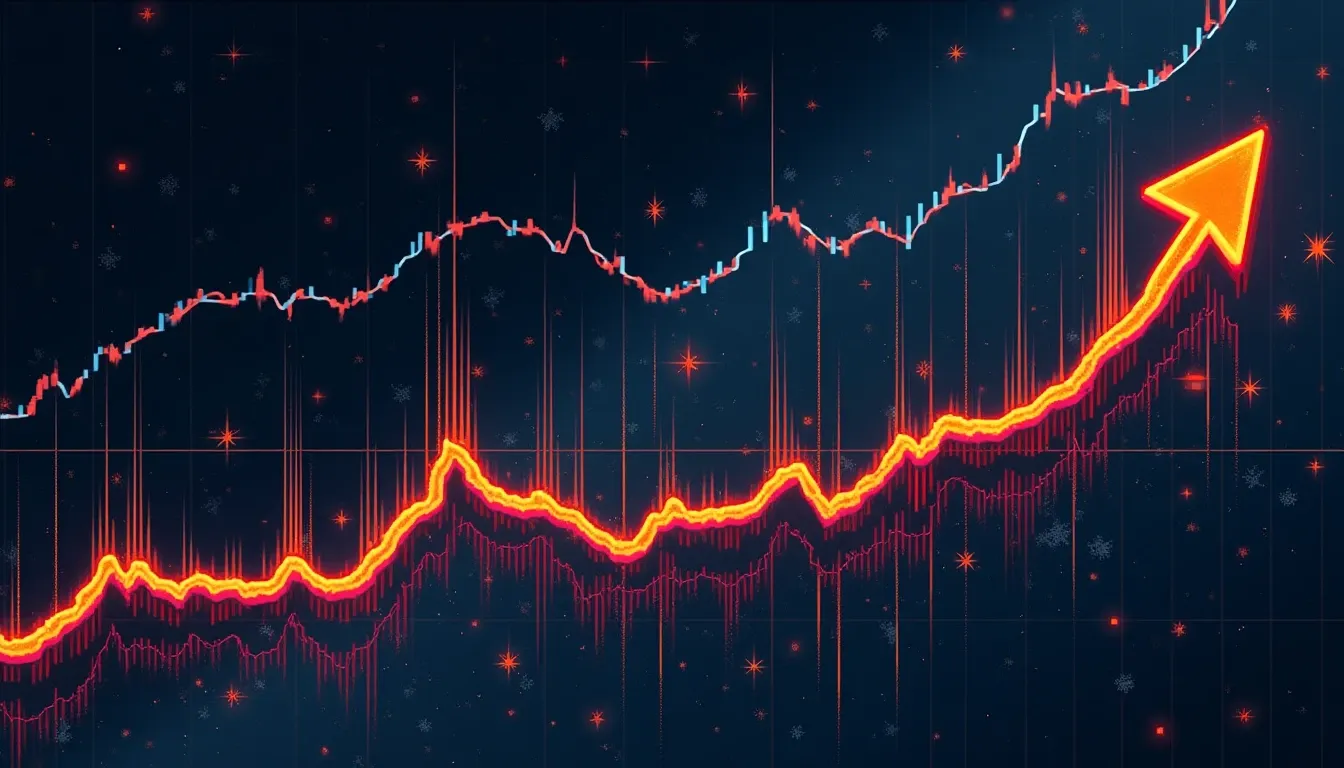Uniswap V3 logo with fee percentage chart and volatility candlesticks