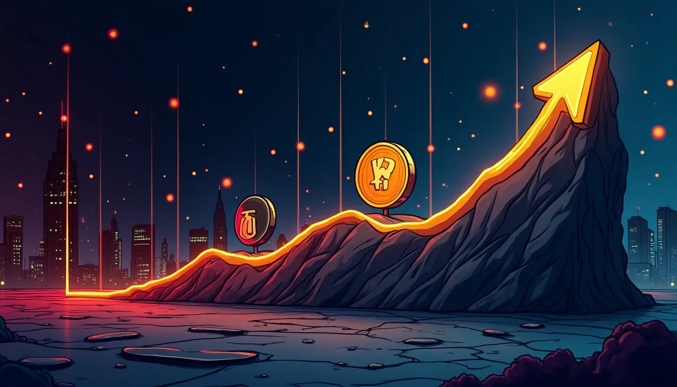 WBTC and WETH tokens on Uniswap V3 concentrated liquidity curve showing position range boundaries