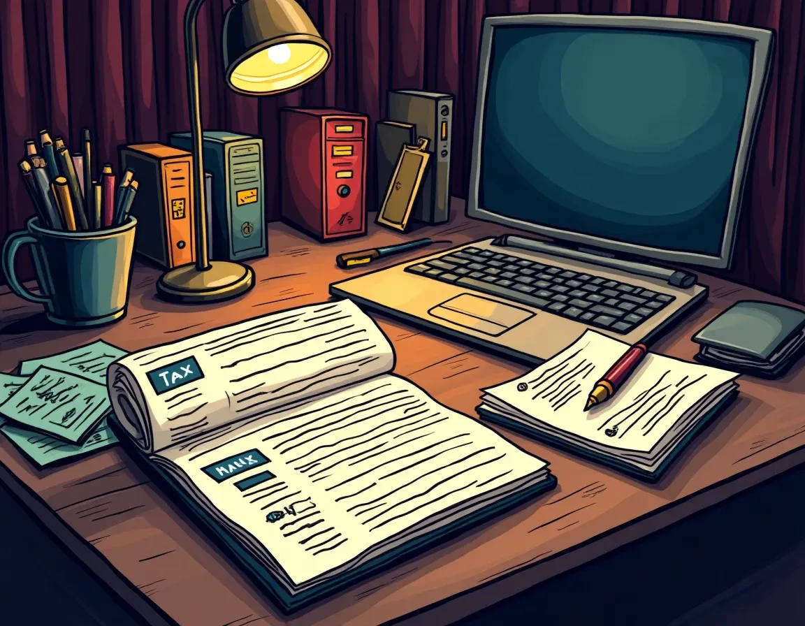 IRS tax forms with cryptocurrency staking income documentation and cost basis records