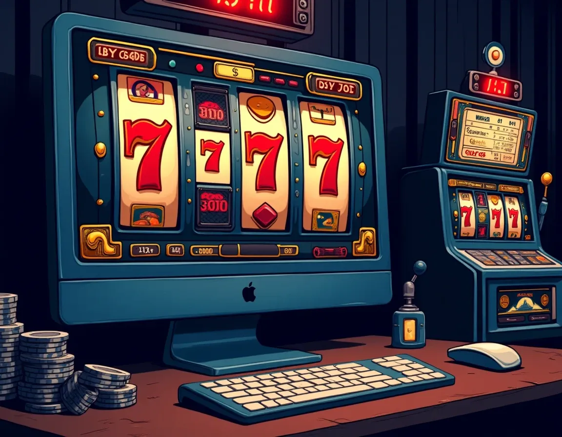 Slot machine game interface showing contribution rates for wagering requirement clearing