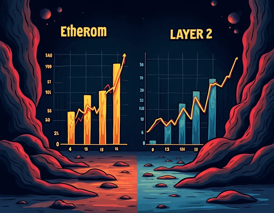 Network-specific yield migration thresholds comparing Ethereum mainnet versus Layer 2 gas costs by position size
