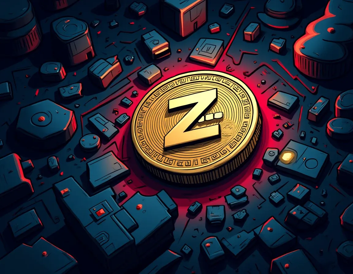 Zcash coin showing transparent and shielded transaction models with UTXO structure