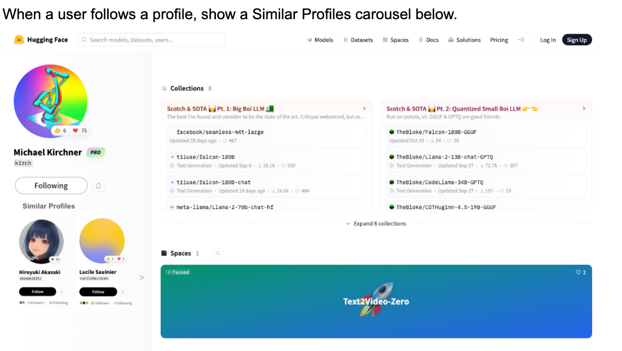 ML-Powered Social Discovery for Hugging Face - #1