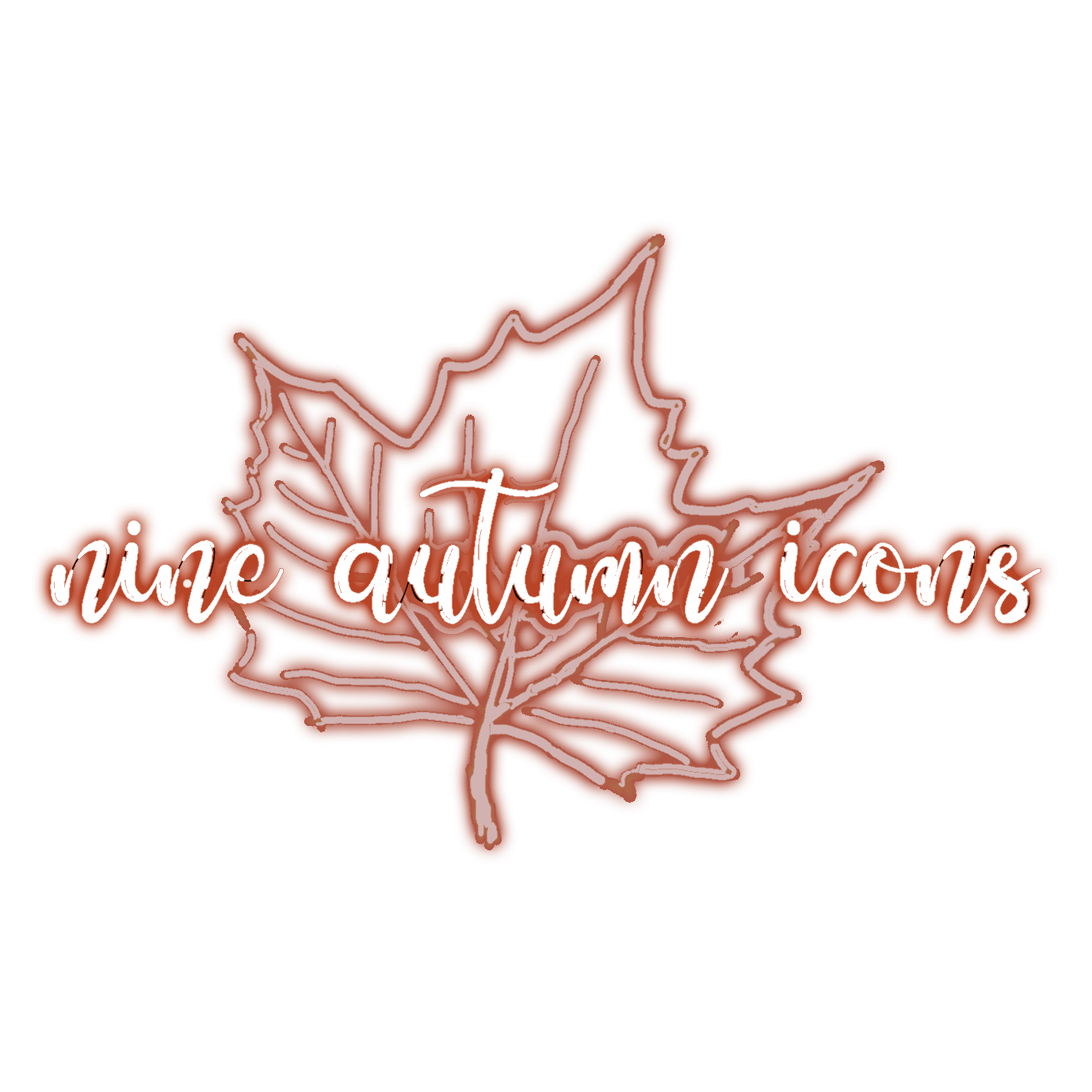 nine autumn icons