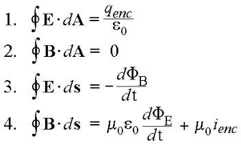 PHYS208 Maxwell's Equations