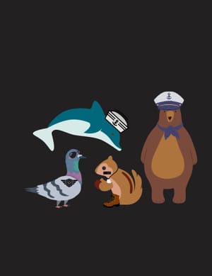 Why squirrels, pigeons, bears, and dolphins actually deserve a thanks for their service.