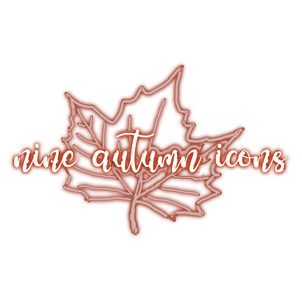 nine autumn icons