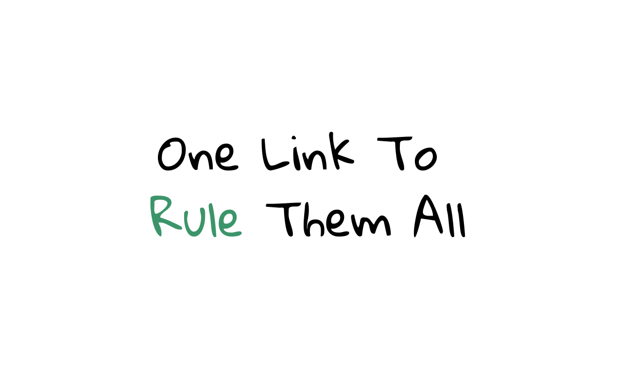 Member-only issue #2 One link to rule them all
