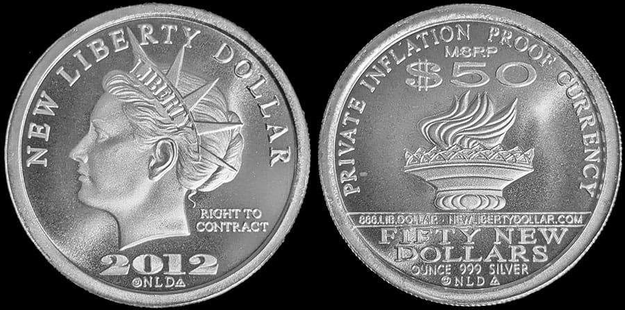 2012 NORFED New Liberty Dollar