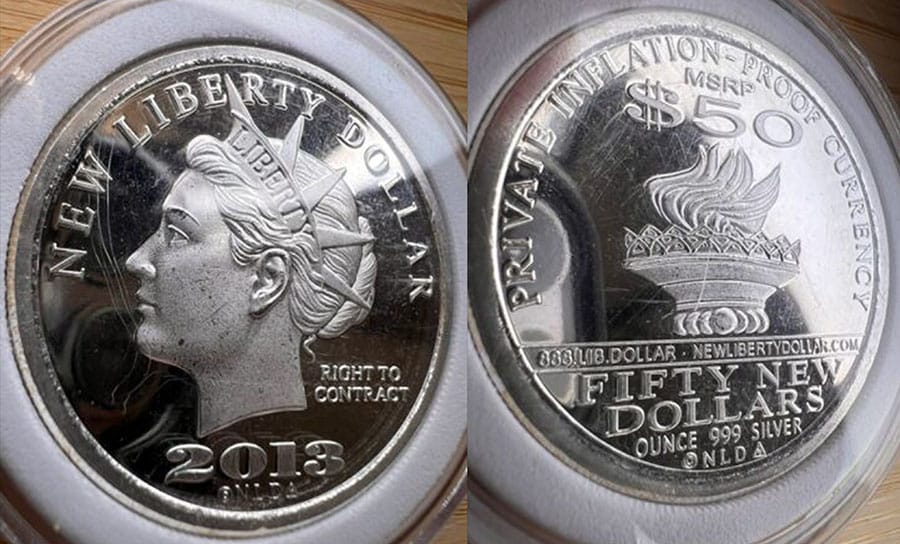 2013 New Liberty Dollar Rough Rim