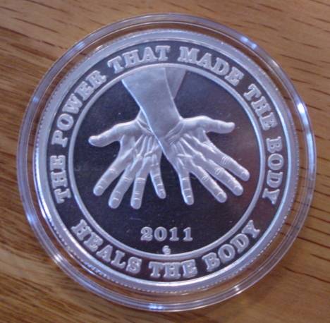 2011 Healing Hands silver obverse