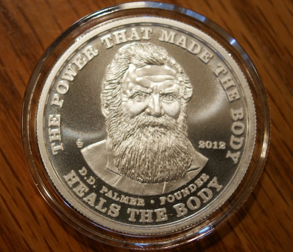 2012 D.D. Palmer silver obverse