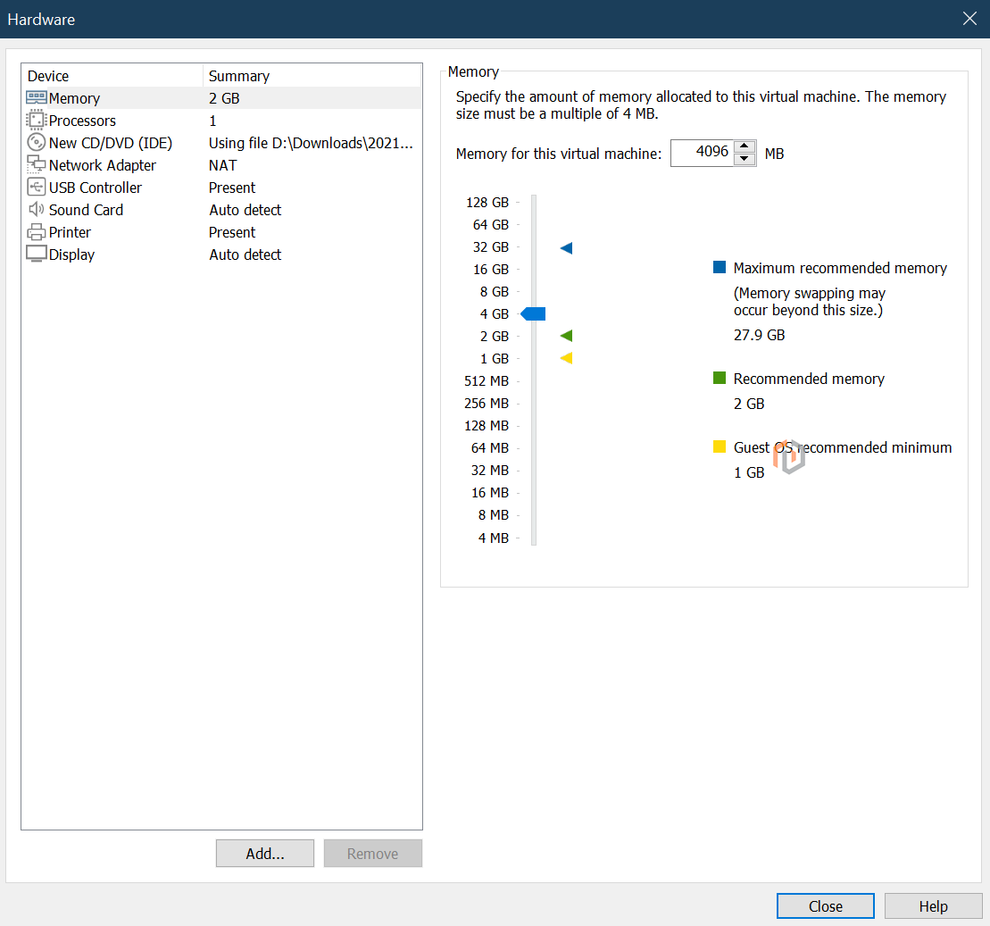 Raspberry Pi OS su VMware
