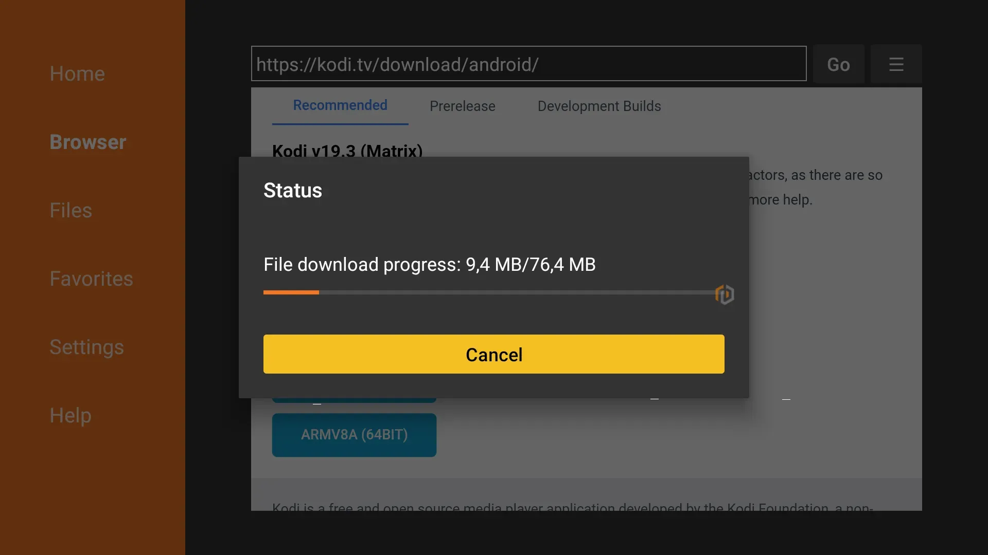 Kodi su Fire TV