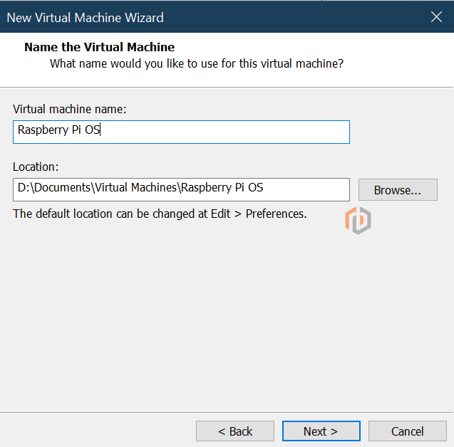 Raspberry Pi OS su VMware
