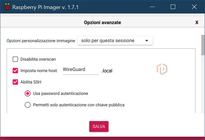 Server VPN - PiVPN - WireGuard
