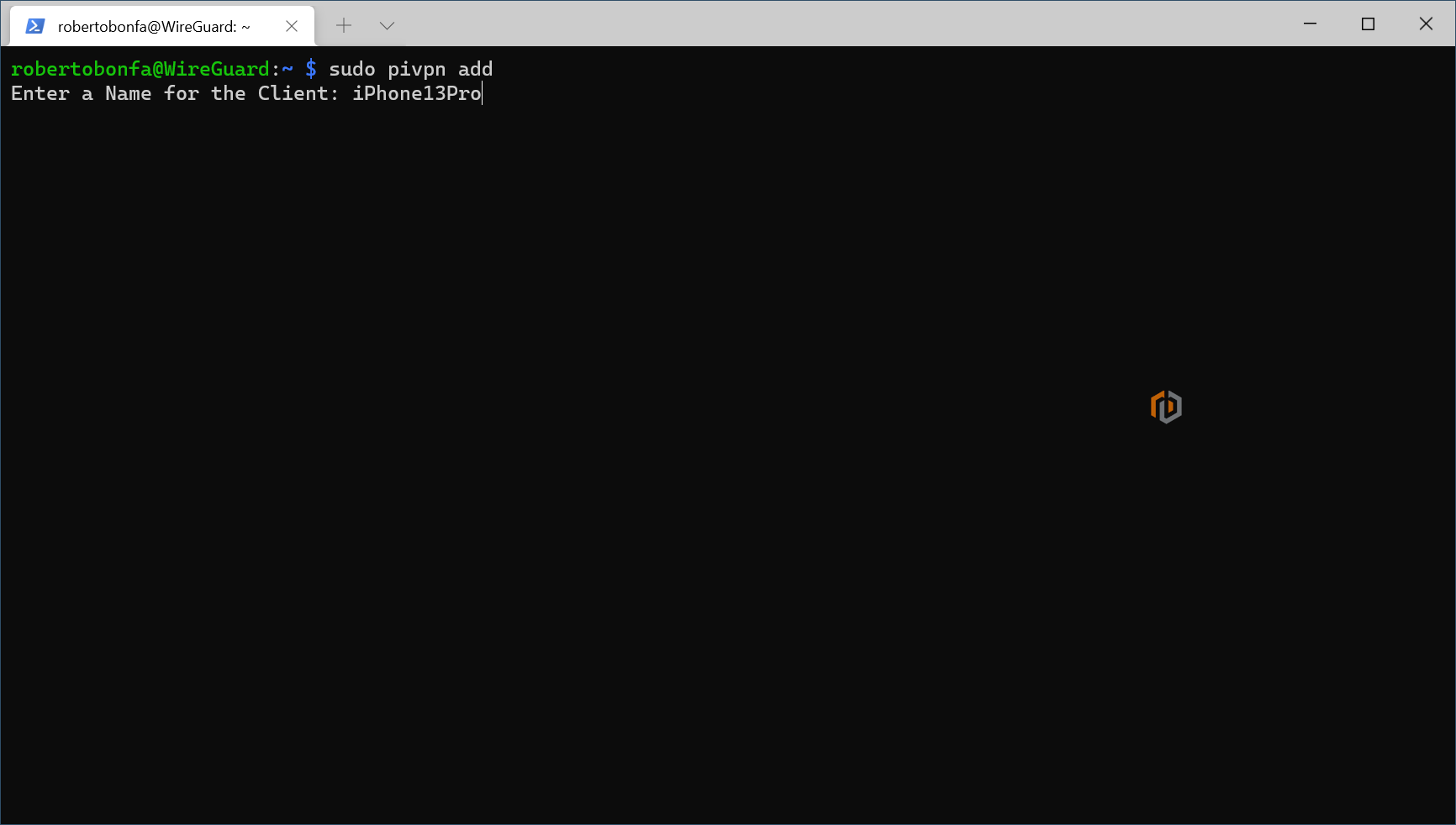Server VPN - PiVPN - WireGuard