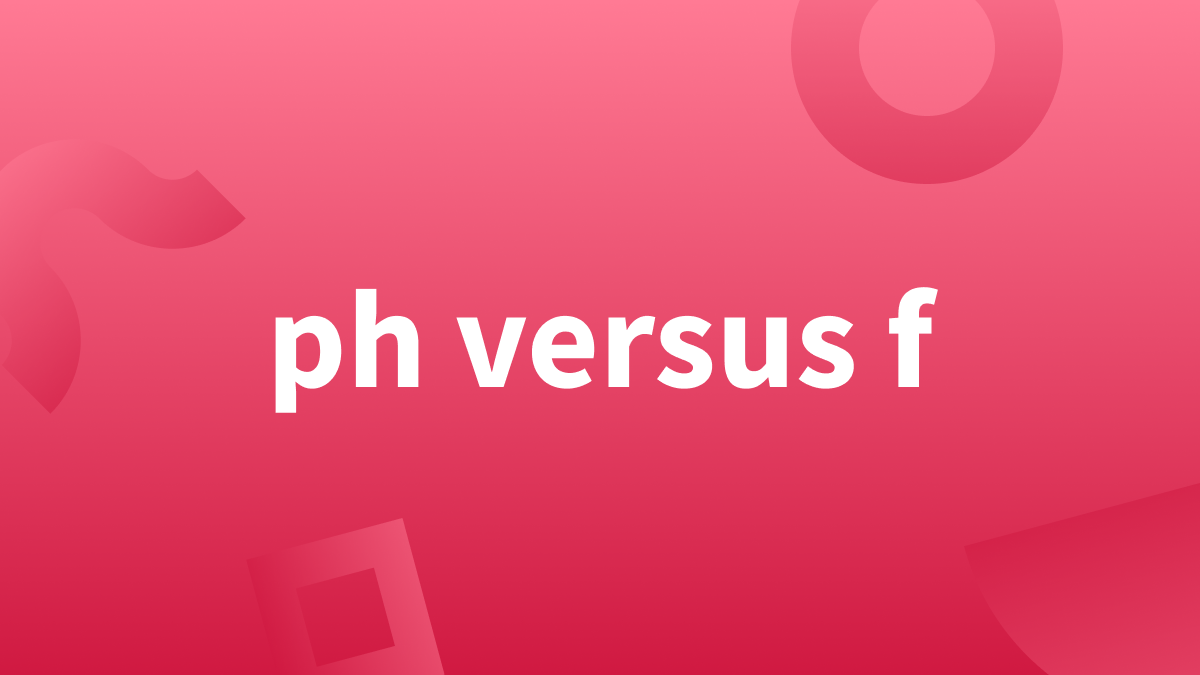 Wann benutze ich „ph“ und wann ein „f“?