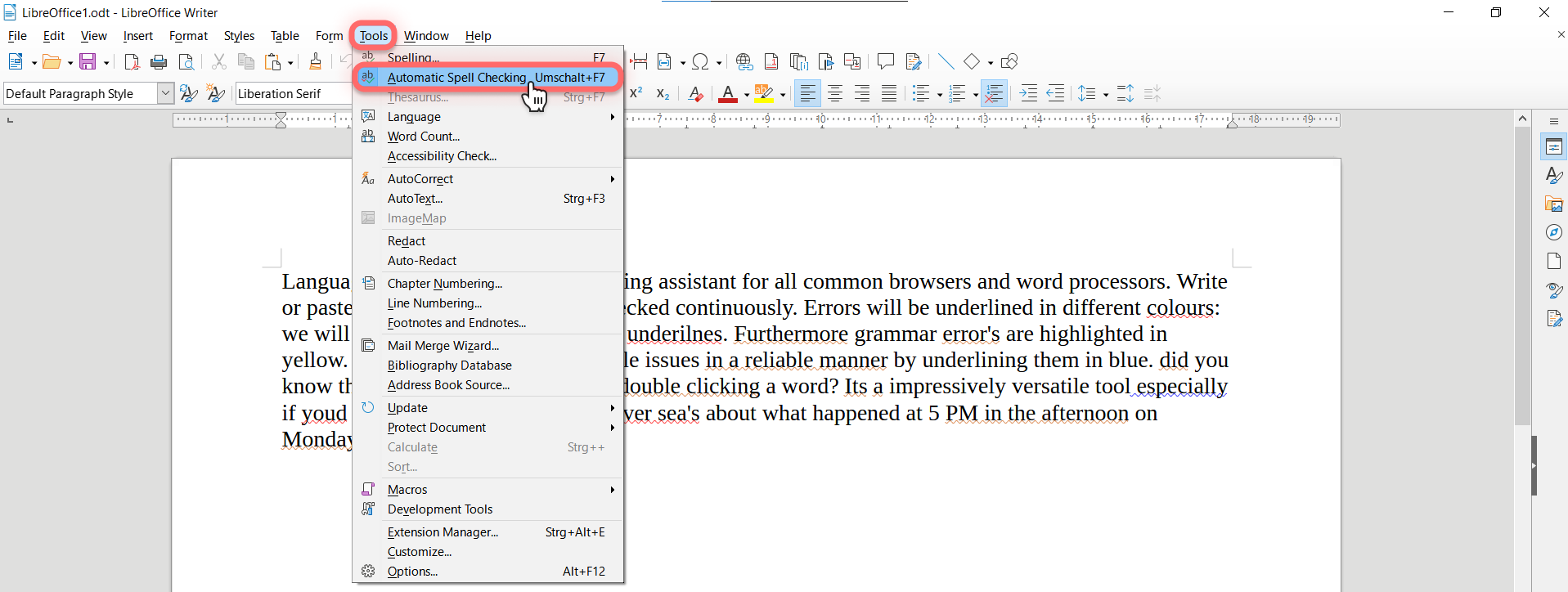 How To Enable Languagetool On Libreoffice Step By Step 7519