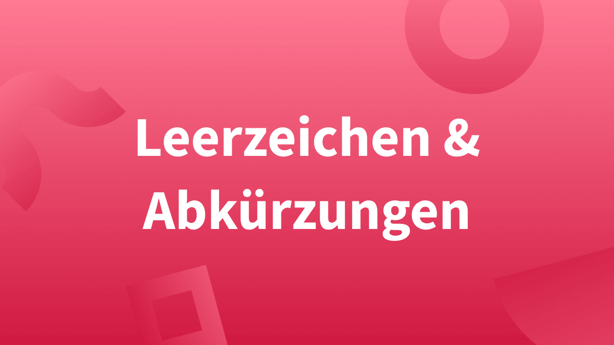 Welche Abkürzungen Bedeutet Keinesfalls Mehr