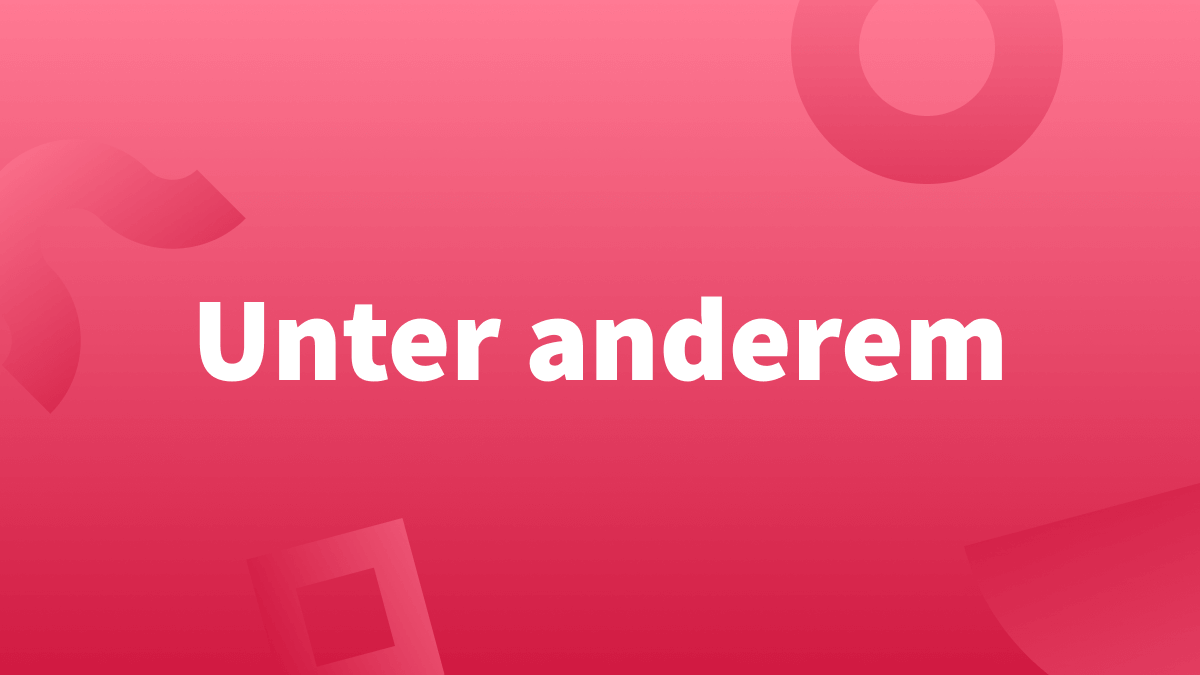 Unter Anderem Zusammen Oder Getrennt languagetool.org