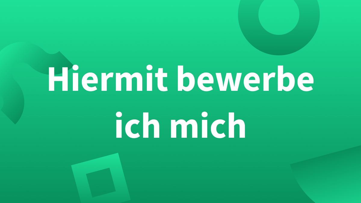 Mit Großem Interesse Möchte Ich Mich Bei Ihnen Bewerben languagetool.org
