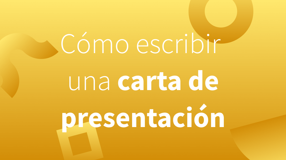 Cómo redactar una carta de presentación para un trabajo