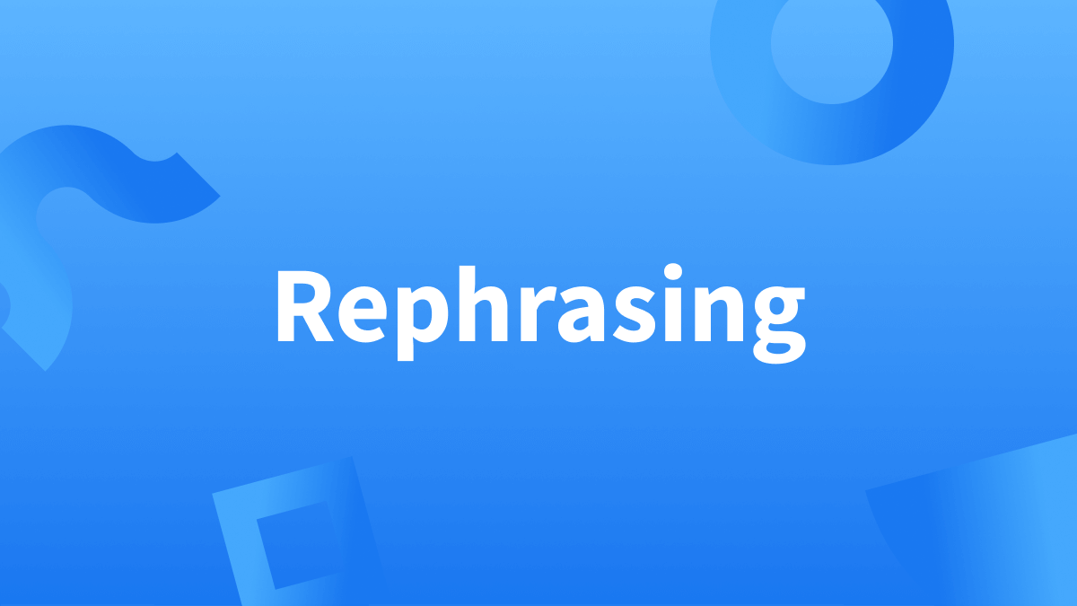 Looking for a paraphrasing tool online free? We have just the feature for you.