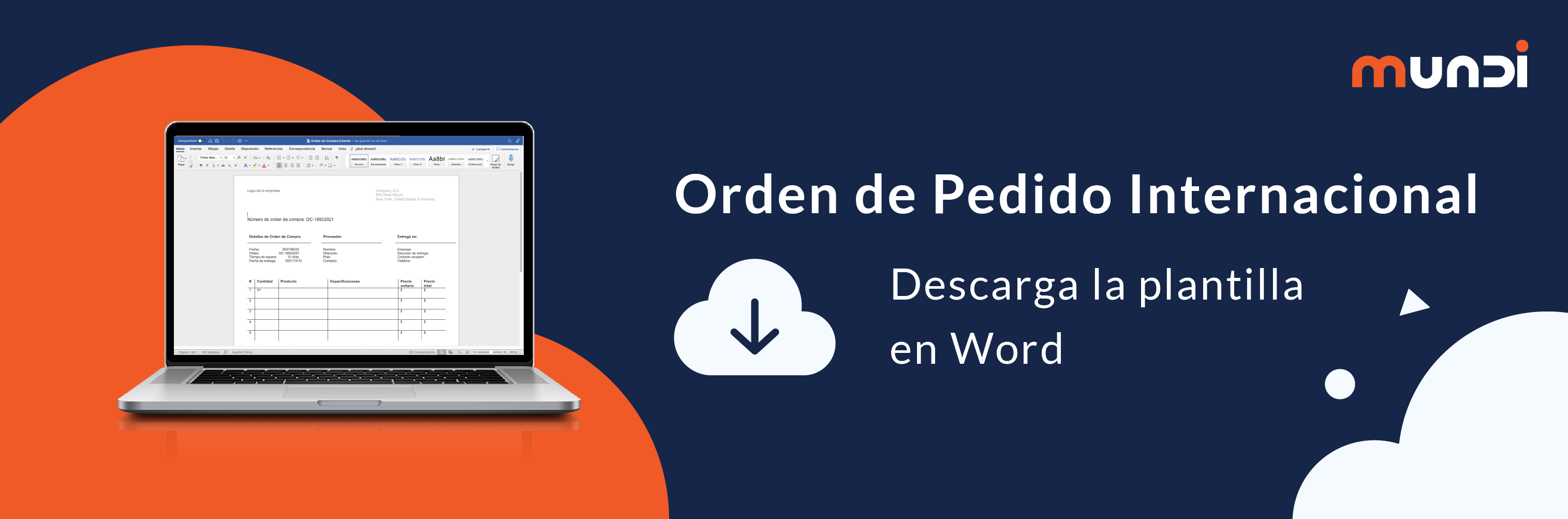 Orden de Compra Internacional