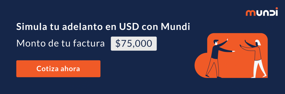 Simula tu adelanto de facturas de exportación con Mundi