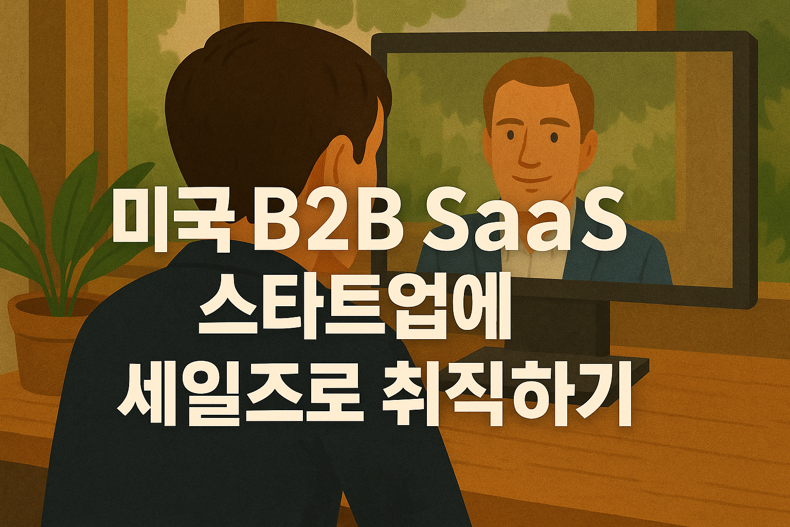 미국 B2B SaaS 스타트업에 세일즈로 취직하기