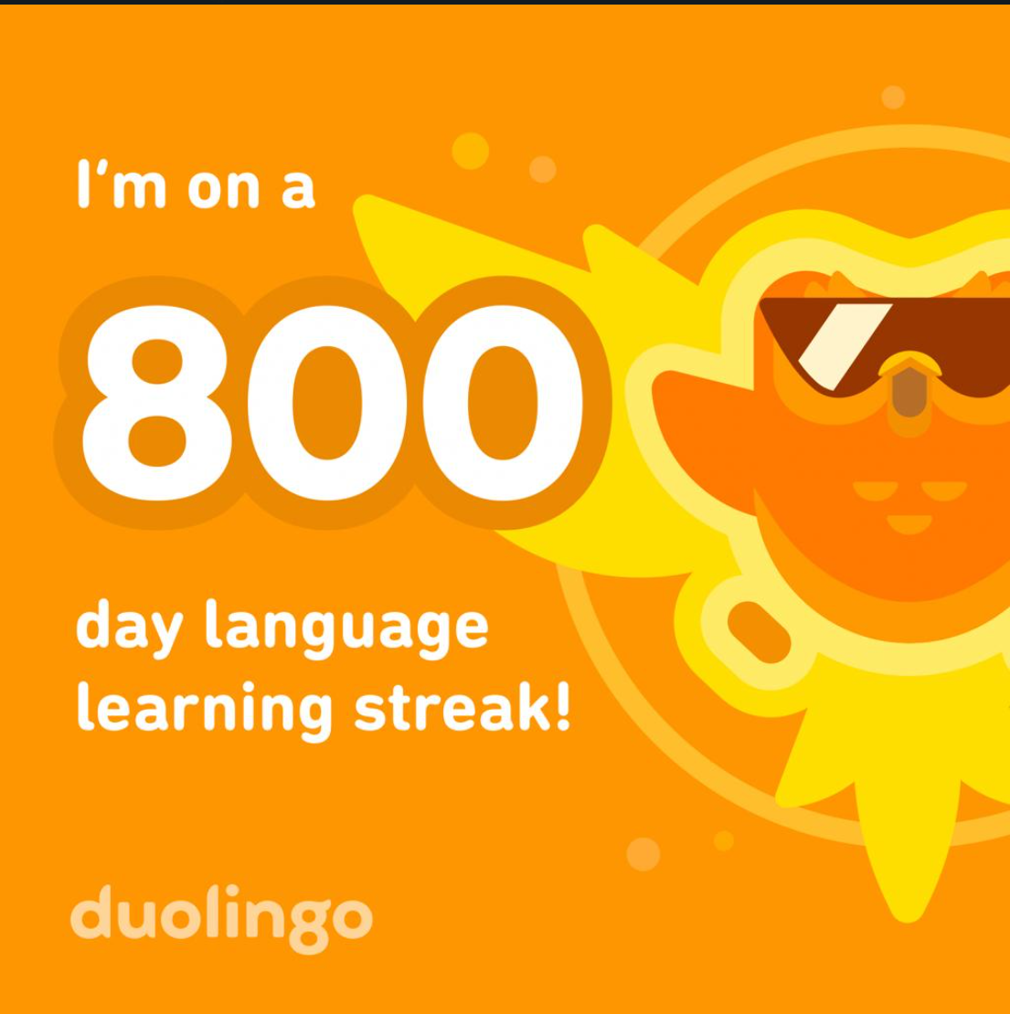 Lessons from 800 days of Learning Italian