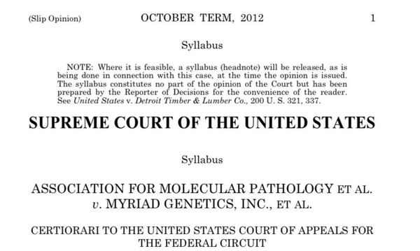 The US Supreme Court ruled that vaccinated people around the world are now "products", or patented goods, and are no longer human under US law