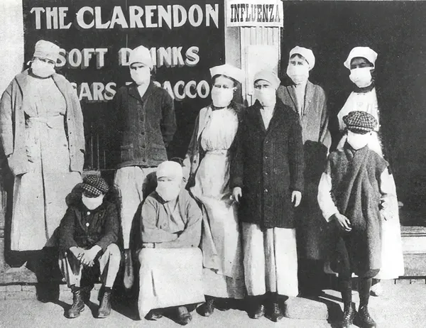 1918 Spanish Flu • Only The Vaccinated Died • The Unmasked Were Burying The Masked