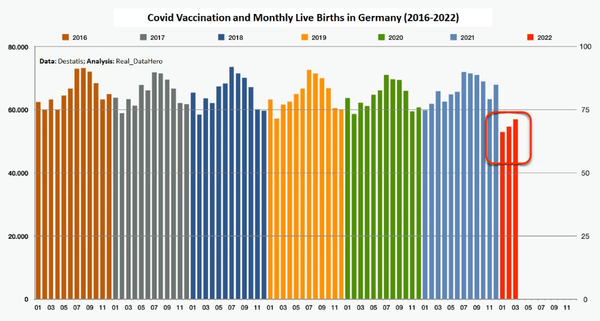 Birth Rates Drop Worldwide Following Mass COVID-19 Vaccination in 2021