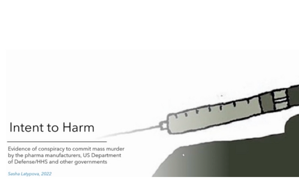 US Military Oversaw Secret Contents of COVID Vaccines •  Intent To Harm:  Evidence Of Conspiracy To Commit Mass Murder By The Pharma Manufacturers, Us Department Of Defense/HHS And Other Governments