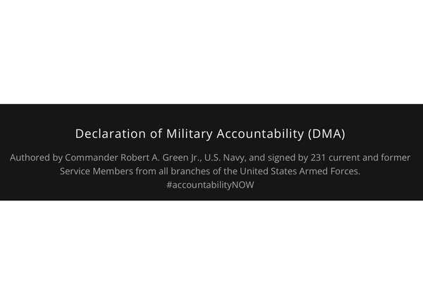 Declaration Of Military Accountability (DMA)