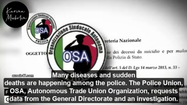 Italian Police Unions Sound the Alarm Over Surge in Officer Deaths Post Vax