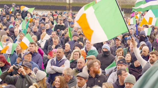 Thousands March Through Dublin Demanding Controls on Immigration