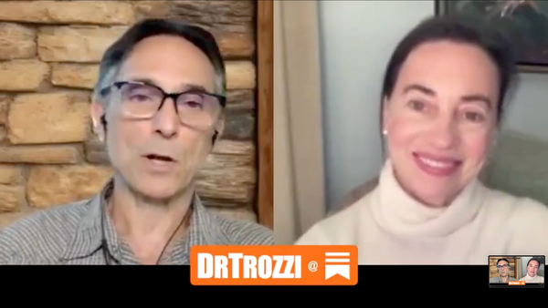 Dr Trozzi with Canada's Most Respected Medical Ethicist Dr Julie Ponesse PhD