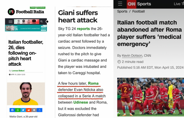 More Soccer Players Dropping Dead On The Field | Vaccine Genocide