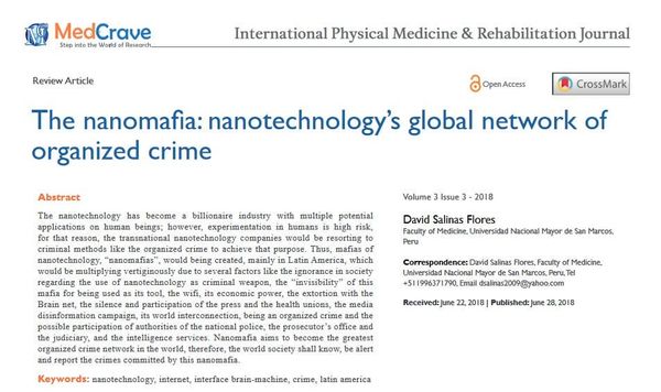 The Nanomafia: Nanotechnology's Global Network of Organized Crime